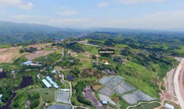 重慶渝北國(guó)家農(nóng)業(yè)科技園區(qū)全景圖